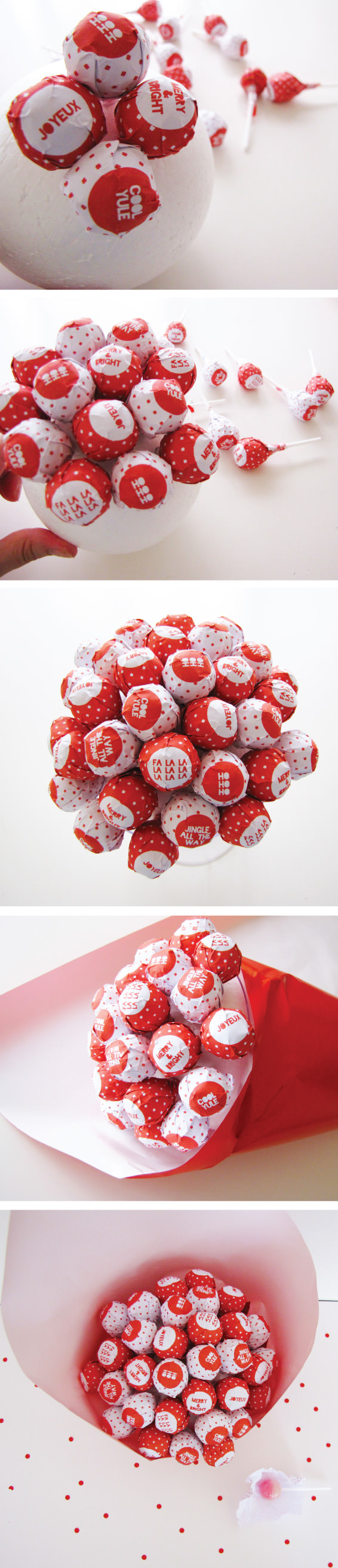 Source Wholesale Diy Waterproof Lollipop Bouquet Wrapping Two