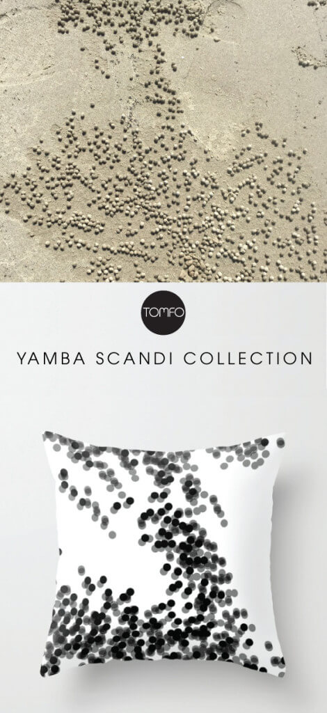 Where-the-crabs-live-cushion-Yamba-Scandi-Collection-Tomfo