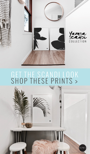 Yamba Scandi Collection | Tomfo | Scandinavian prints | black & white prints | wall art decor